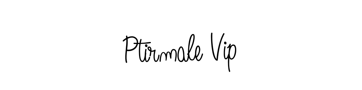 Design your own signature with our free online signature maker. With this signature software, you can create a handwritten (Angelique-Rose-font-FFP) signature for name Ptirmale Vip. Ptirmale Vip signature style 5 images and pictures png