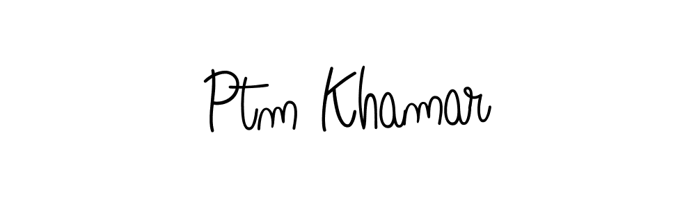 Check out images of Autograph of Ptm Khamar name. Actor Ptm Khamar Signature Style. Angelique-Rose-font-FFP is a professional sign style online. Ptm Khamar signature style 5 images and pictures png