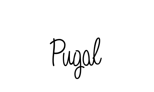 The best way (Angelique-Rose-font-FFP) to make a short signature is to pick only two or three words in your name. The name Pugal include a total of six letters. For converting this name. Pugal signature style 5 images and pictures png