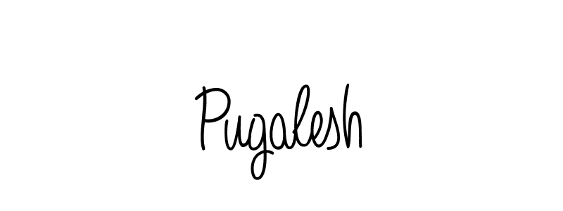 Use a signature maker to create a handwritten signature online. With this signature software, you can design (Angelique-Rose-font-FFP) your own signature for name Pugalesh. Pugalesh signature style 5 images and pictures png