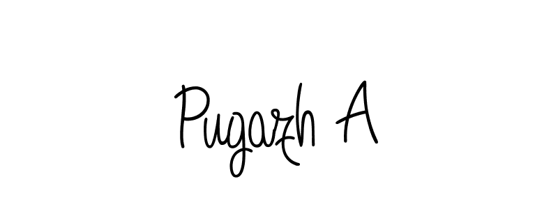 Also we have Pugazh A name is the best signature style. Create professional handwritten signature collection using Angelique-Rose-font-FFP autograph style. Pugazh A signature style 5 images and pictures png