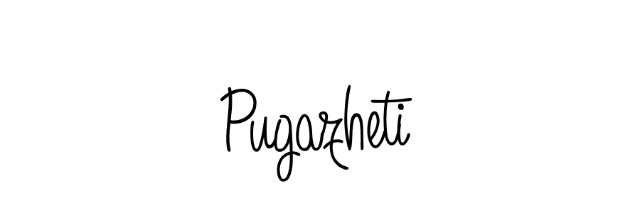 Use a signature maker to create a handwritten signature online. With this signature software, you can design (Angelique-Rose-font-FFP) your own signature for name Pugazheti. Pugazheti signature style 5 images and pictures png
