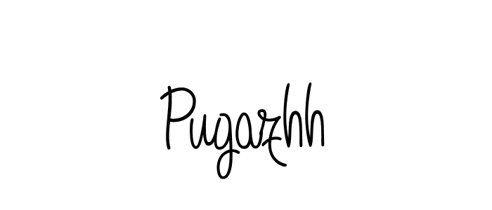 Make a beautiful signature design for name Pugazhh. With this signature (Angelique-Rose-font-FFP) style, you can create a handwritten signature for free. Pugazhh signature style 5 images and pictures png