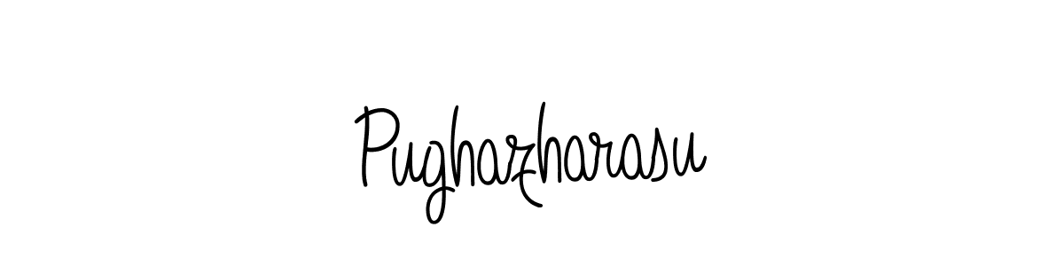 Use a signature maker to create a handwritten signature online. With this signature software, you can design (Angelique-Rose-font-FFP) your own signature for name Pughazharasu. Pughazharasu signature style 5 images and pictures png