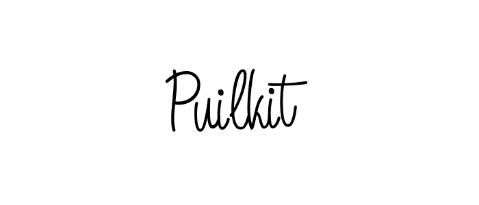 How to make Puilkit name signature. Use Angelique-Rose-font-FFP style for creating short signs online. This is the latest handwritten sign. Puilkit signature style 5 images and pictures png