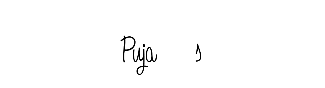 It looks lik you need a new signature style for name Puja❤️s. Design unique handwritten (Angelique-Rose-font-FFP) signature with our free signature maker in just a few clicks. Puja❤️s signature style 5 images and pictures png
