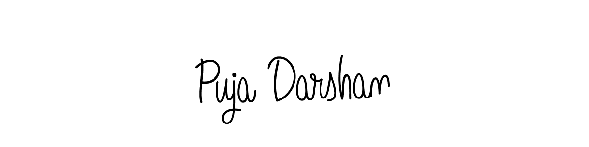 Here are the top 10 professional signature styles for the name Puja Darshan. These are the best autograph styles you can use for your name. Puja Darshan signature style 5 images and pictures png