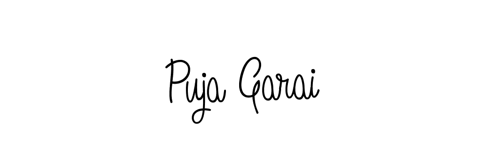 Check out images of Autograph of Puja Garai name. Actor Puja Garai Signature Style. Angelique-Rose-font-FFP is a professional sign style online. Puja Garai signature style 5 images and pictures png