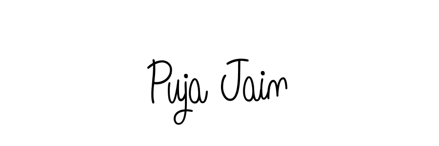 You can use this online signature creator to create a handwritten signature for the name Puja Jain. This is the best online autograph maker. Puja Jain signature style 5 images and pictures png