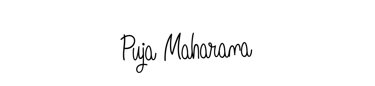 Also we have Puja Maharana name is the best signature style. Create professional handwritten signature collection using Angelique-Rose-font-FFP autograph style. Puja Maharana signature style 5 images and pictures png