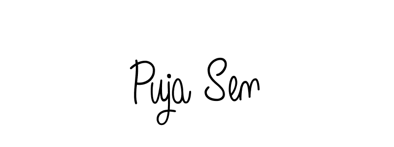 Make a short Puja Sen signature style. Manage your documents anywhere anytime using Angelique-Rose-font-FFP. Create and add eSignatures, submit forms, share and send files easily. Puja Sen signature style 5 images and pictures png