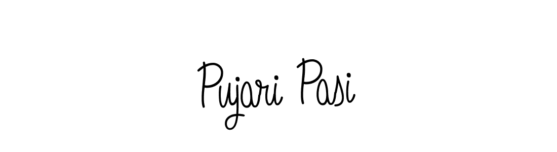 How to make Pujari Pasi signature? Angelique-Rose-font-FFP is a professional autograph style. Create handwritten signature for Pujari Pasi name. Pujari Pasi signature style 5 images and pictures png