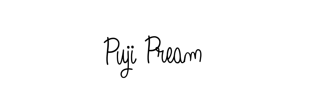 Also You can easily find your signature by using the search form. We will create Puji Pream name handwritten signature images for you free of cost using Angelique-Rose-font-FFP sign style. Puji Pream signature style 5 images and pictures png