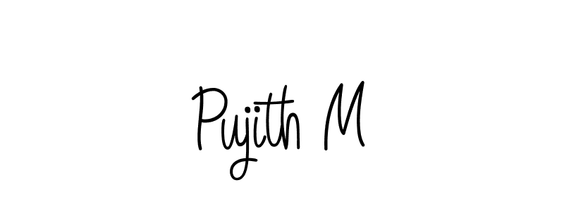 You can use this online signature creator to create a handwritten signature for the name Pujith M. This is the best online autograph maker. Pujith M signature style 5 images and pictures png