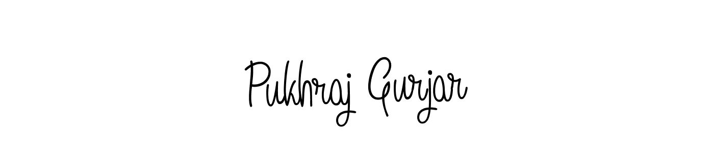 Make a short Pukhraj Gurjar signature style. Manage your documents anywhere anytime using Angelique-Rose-font-FFP. Create and add eSignatures, submit forms, share and send files easily. Pukhraj Gurjar signature style 5 images and pictures png