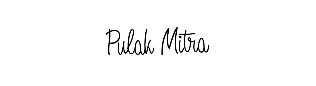 Design your own signature with our free online signature maker. With this signature software, you can create a handwritten (Angelique-Rose-font-FFP) signature for name Pulak Mitra. Pulak Mitra signature style 5 images and pictures png