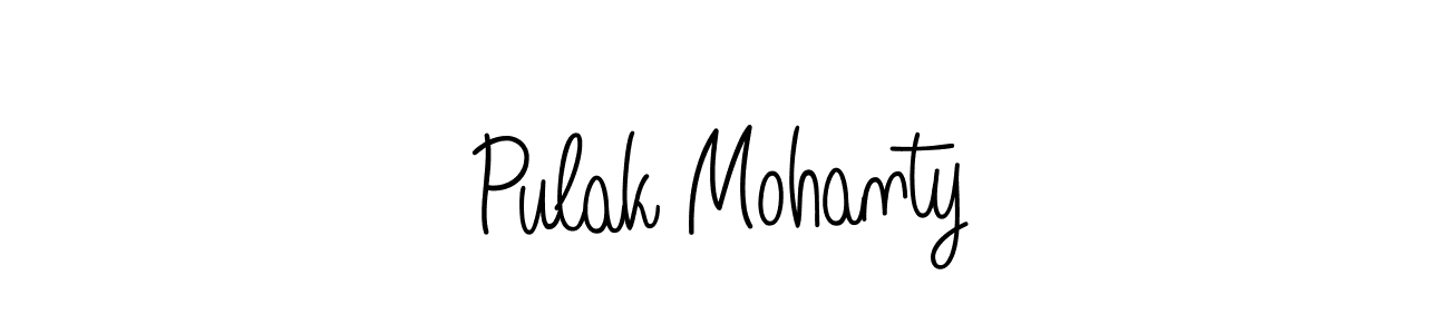 How to Draw Pulak Mohanty signature style? Angelique-Rose-font-FFP is a latest design signature styles for name Pulak Mohanty. Pulak Mohanty signature style 5 images and pictures png