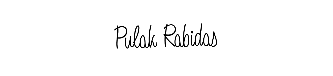 Pulak Rabidas stylish signature style. Best Handwritten Sign (Angelique-Rose-font-FFP) for my name. Handwritten Signature Collection Ideas for my name Pulak Rabidas. Pulak Rabidas signature style 5 images and pictures png