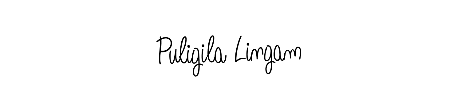 Make a short Puligila Lingam signature style. Manage your documents anywhere anytime using Angelique-Rose-font-FFP. Create and add eSignatures, submit forms, share and send files easily. Puligila Lingam signature style 5 images and pictures png