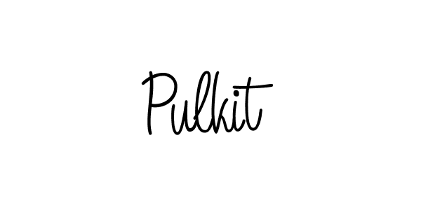 Create a beautiful signature design for name Pulkit. With this signature (Angelique-Rose-font-FFP) fonts, you can make a handwritten signature for free. Pulkit signature style 5 images and pictures png