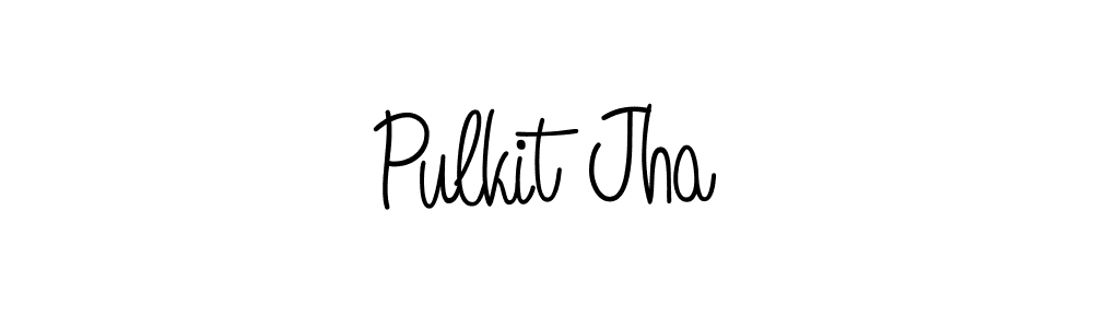 Best and Professional Signature Style for Pulkit Jha. Angelique-Rose-font-FFP Best Signature Style Collection. Pulkit Jha signature style 5 images and pictures png