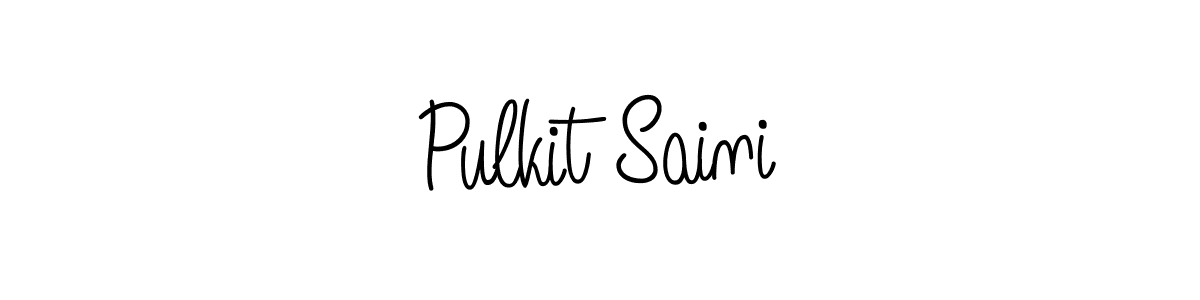 Also we have Pulkit Saini name is the best signature style. Create professional handwritten signature collection using Angelique-Rose-font-FFP autograph style. Pulkit Saini signature style 5 images and pictures png