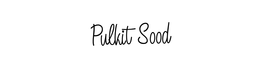 How to make Pulkit Sood name signature. Use Angelique-Rose-font-FFP style for creating short signs online. This is the latest handwritten sign. Pulkit Sood signature style 5 images and pictures png