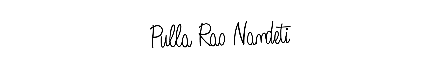 Make a beautiful signature design for name Pulla Rao Nandeti. Use this online signature maker to create a handwritten signature for free. Pulla Rao Nandeti signature style 5 images and pictures png