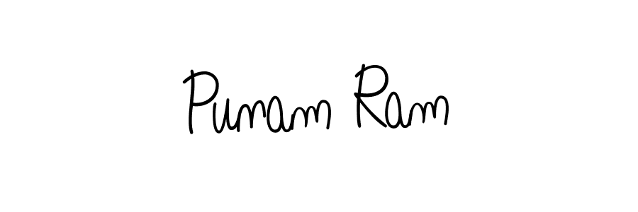 Also we have Punam Ram name is the best signature style. Create professional handwritten signature collection using Angelique-Rose-font-FFP autograph style. Punam Ram signature style 5 images and pictures png