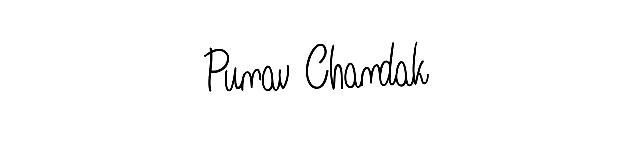 Here are the top 10 professional signature styles for the name Punav Chandak. These are the best autograph styles you can use for your name. Punav Chandak signature style 5 images and pictures png