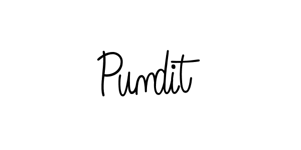 You should practise on your own different ways (Angelique-Rose-font-FFP) to write your name (Pundit) in signature. don't let someone else do it for you. Pundit signature style 5 images and pictures png