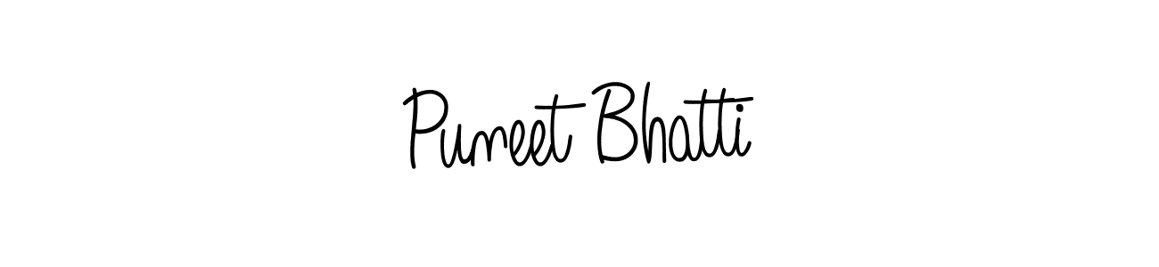 Make a beautiful signature design for name Puneet Bhatti. Use this online signature maker to create a handwritten signature for free. Puneet Bhatti signature style 5 images and pictures png