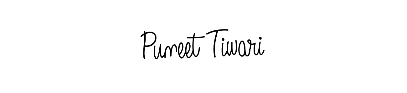 Make a beautiful signature design for name Puneet Tiwari. Use this online signature maker to create a handwritten signature for free. Puneet Tiwari signature style 5 images and pictures png