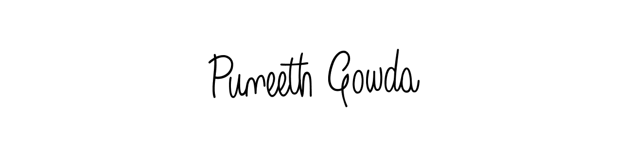 Here are the top 10 professional signature styles for the name Puneeth Gowda. These are the best autograph styles you can use for your name. Puneeth Gowda signature style 5 images and pictures png