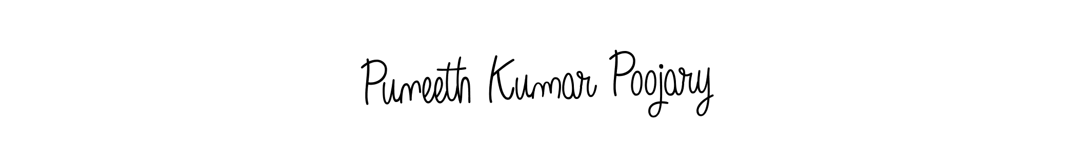 How to Draw Puneeth Kumar Poojary signature style? Angelique-Rose-font-FFP is a latest design signature styles for name Puneeth Kumar Poojary. Puneeth Kumar Poojary signature style 5 images and pictures png