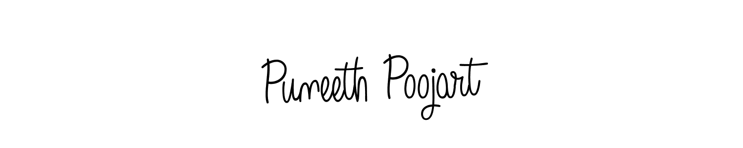 if you are searching for the best signature style for your name Puneeth Poojart. so please give up your signature search. here we have designed multiple signature styles  using Angelique-Rose-font-FFP. Puneeth Poojart signature style 5 images and pictures png