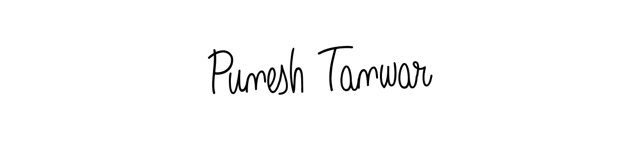 Make a short Punesh Tanwar signature style. Manage your documents anywhere anytime using Angelique-Rose-font-FFP. Create and add eSignatures, submit forms, share and send files easily. Punesh Tanwar signature style 5 images and pictures png