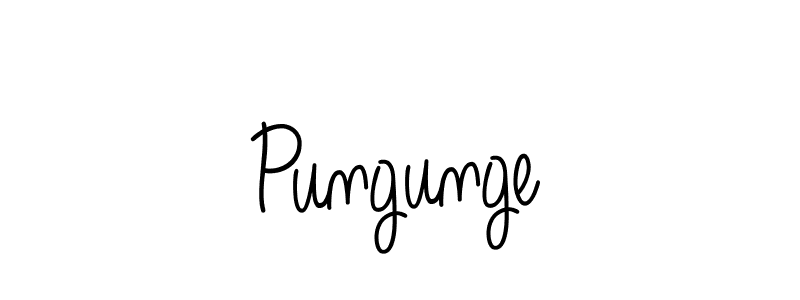 You should practise on your own different ways (Angelique-Rose-font-FFP) to write your name (Pungunge) in signature. don't let someone else do it for you. Pungunge signature style 5 images and pictures png