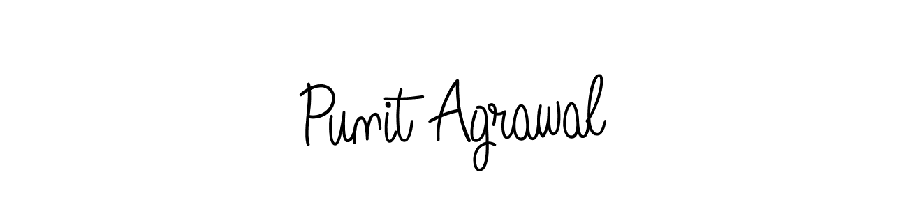 Use a signature maker to create a handwritten signature online. With this signature software, you can design (Angelique-Rose-font-FFP) your own signature for name Punit Agrawal. Punit Agrawal signature style 5 images and pictures png