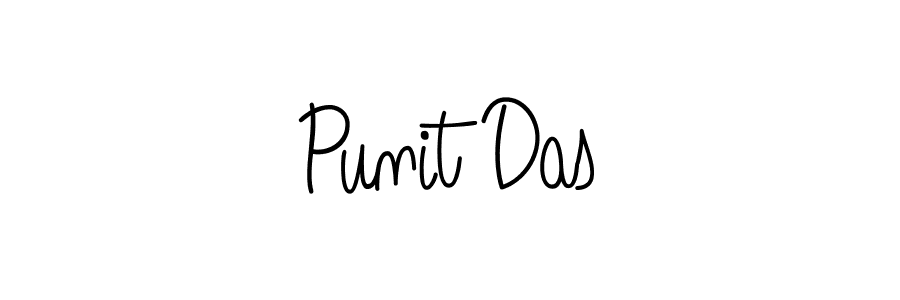Punit Das stylish signature style. Best Handwritten Sign (Angelique-Rose-font-FFP) for my name. Handwritten Signature Collection Ideas for my name Punit Das. Punit Das signature style 5 images and pictures png