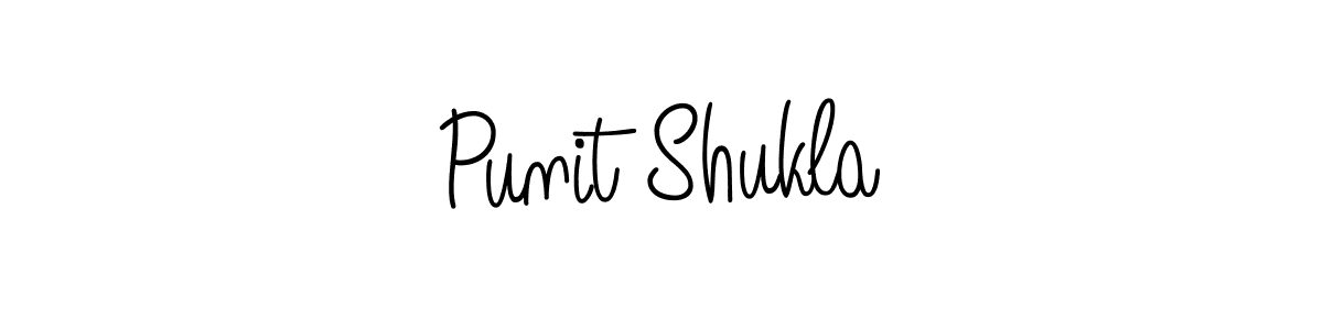Create a beautiful signature design for name Punit Shukla. With this signature (Angelique-Rose-font-FFP) fonts, you can make a handwritten signature for free. Punit Shukla signature style 5 images and pictures png
