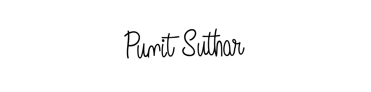 Make a beautiful signature design for name Punit Suthar. Use this online signature maker to create a handwritten signature for free. Punit Suthar signature style 5 images and pictures png