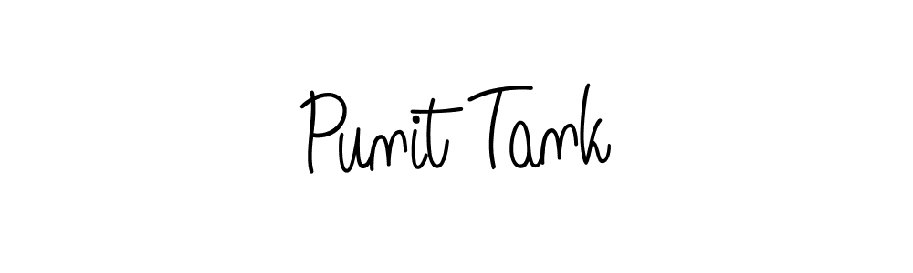 The best way (Angelique-Rose-font-FFP) to make a short signature is to pick only two or three words in your name. The name Punit Tank include a total of six letters. For converting this name. Punit Tank signature style 5 images and pictures png