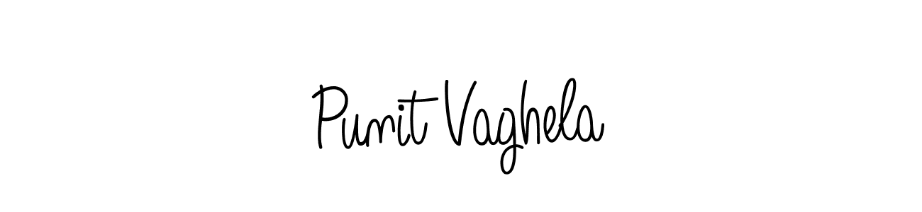 Create a beautiful signature design for name Punit Vaghela. With this signature (Angelique-Rose-font-FFP) fonts, you can make a handwritten signature for free. Punit Vaghela signature style 5 images and pictures png