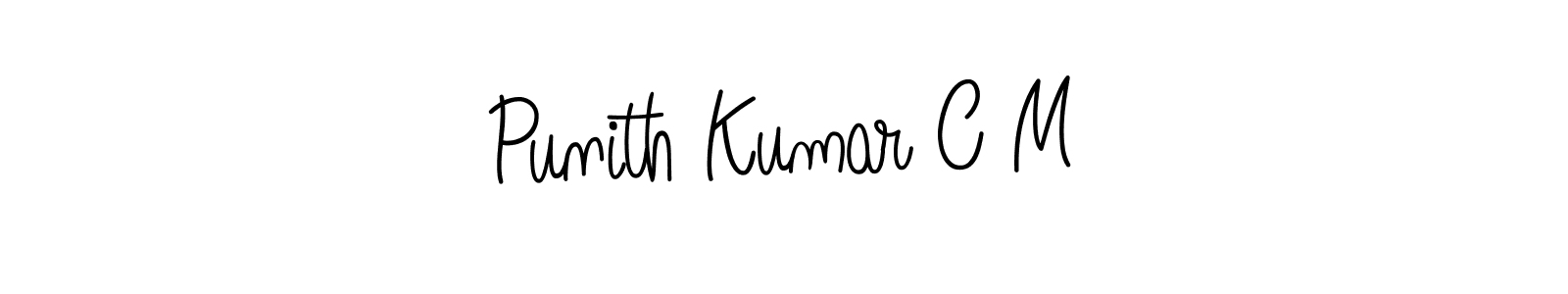 Similarly Angelique-Rose-font-FFP is the best handwritten signature design. Signature creator online .You can use it as an online autograph creator for name Punith Kumar C M. Punith Kumar C M signature style 5 images and pictures png
