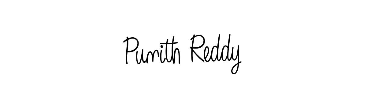 Also we have Punith Reddy name is the best signature style. Create professional handwritten signature collection using Angelique-Rose-font-FFP autograph style. Punith Reddy signature style 5 images and pictures png