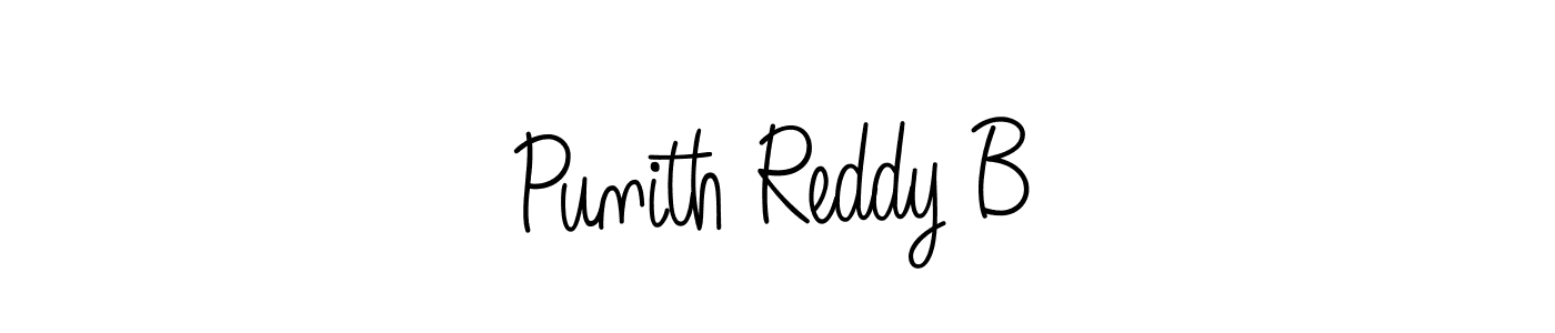 Angelique-Rose-font-FFP is a professional signature style that is perfect for those who want to add a touch of class to their signature. It is also a great choice for those who want to make their signature more unique. Get Punith Reddy B name to fancy signature for free. Punith Reddy B signature style 5 images and pictures png