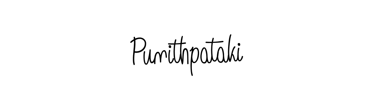Make a beautiful signature design for name Punithpataki. Use this online signature maker to create a handwritten signature for free. Punithpataki signature style 5 images and pictures png