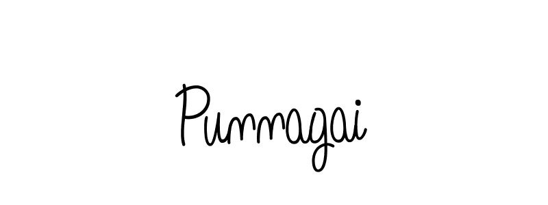 How to Draw Punnagai signature style? Angelique-Rose-font-FFP is a latest design signature styles for name Punnagai. Punnagai signature style 5 images and pictures png