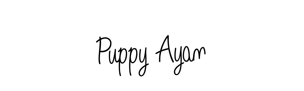 Similarly Angelique-Rose-font-FFP is the best handwritten signature design. Signature creator online .You can use it as an online autograph creator for name Puppy Ayan. Puppy Ayan signature style 5 images and pictures png